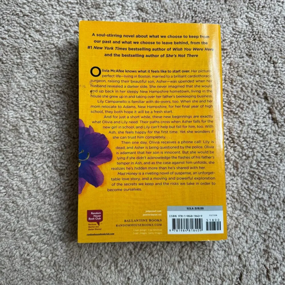 Mad Honey by Jodi Picoult and Jennifer Finney Boylan - Like New Condition